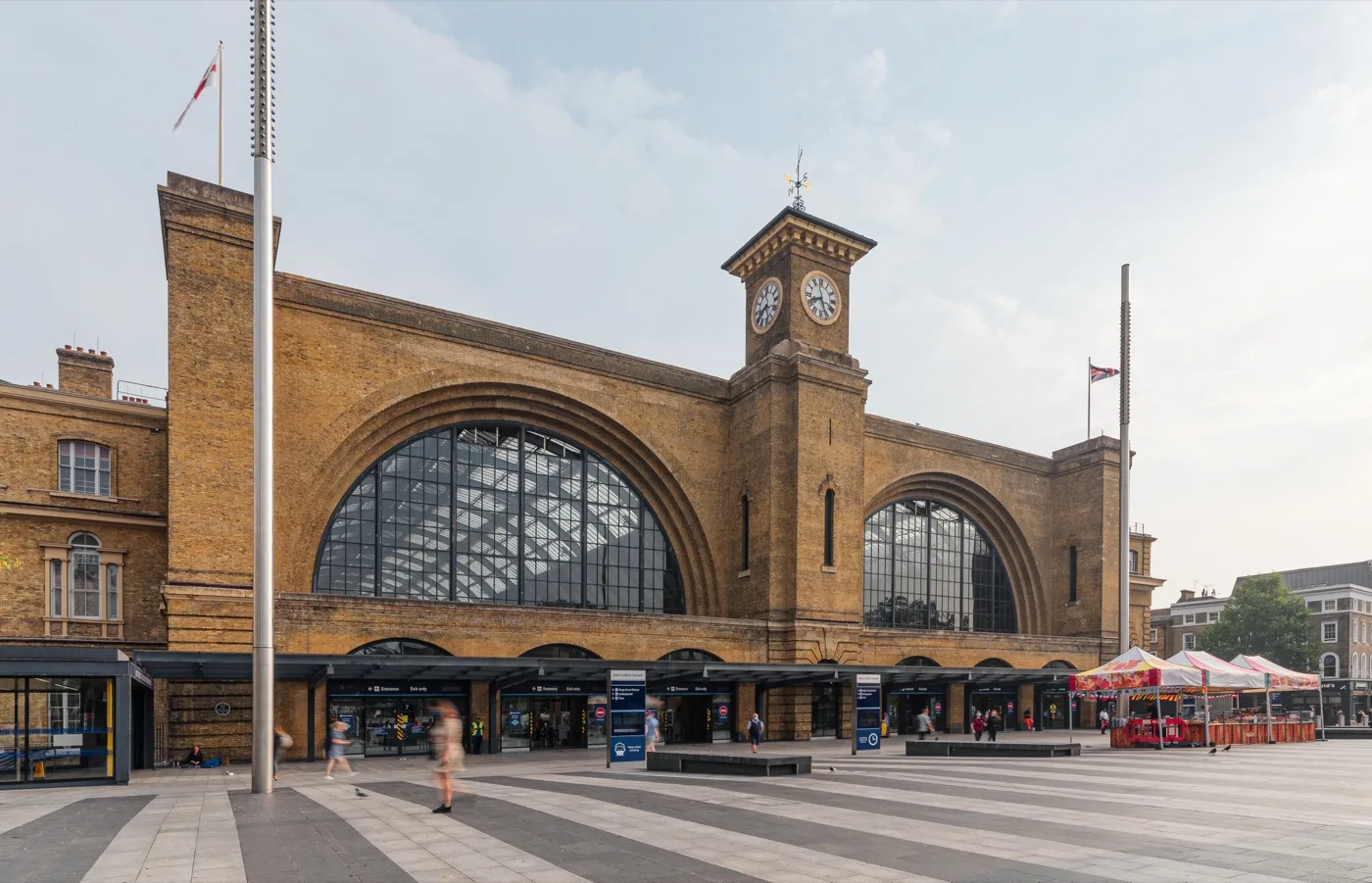 King's Cross station's south facade