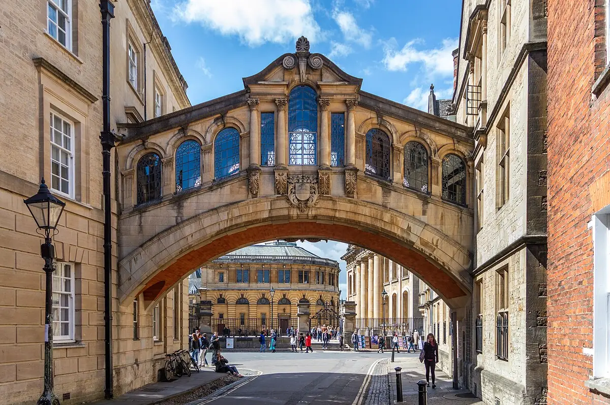 The Bridge of Sighs at Hertford College, on the way to New College