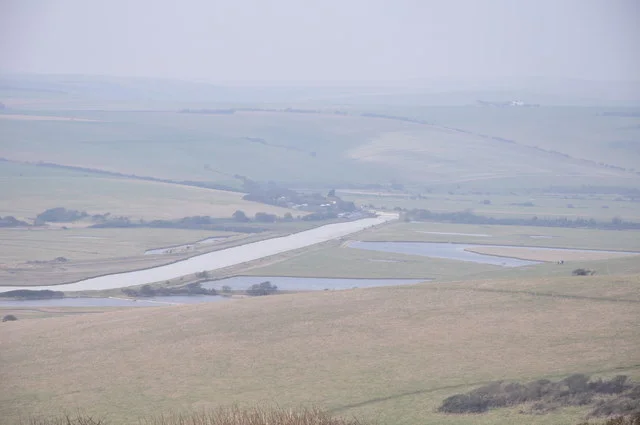 Cuckmere Haven valley seen from Haven Brow