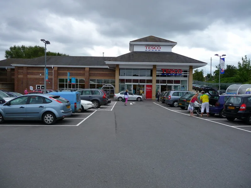 Exterior of a UK supermarket
